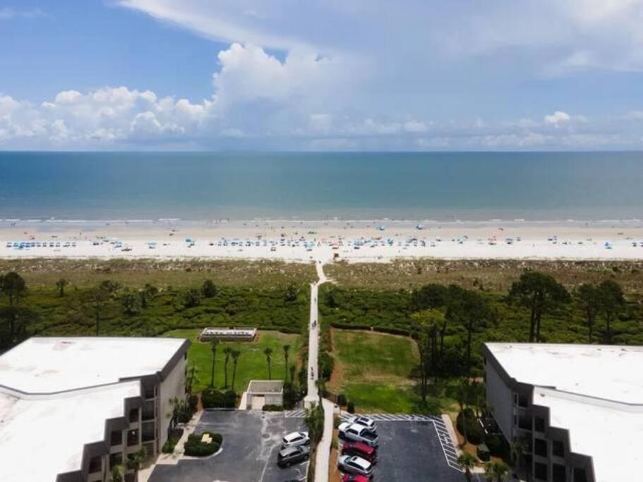 Shore Beats Work!-Stunning View 3 From Ocean Front Apartamento Hilton Head Island Exterior foto